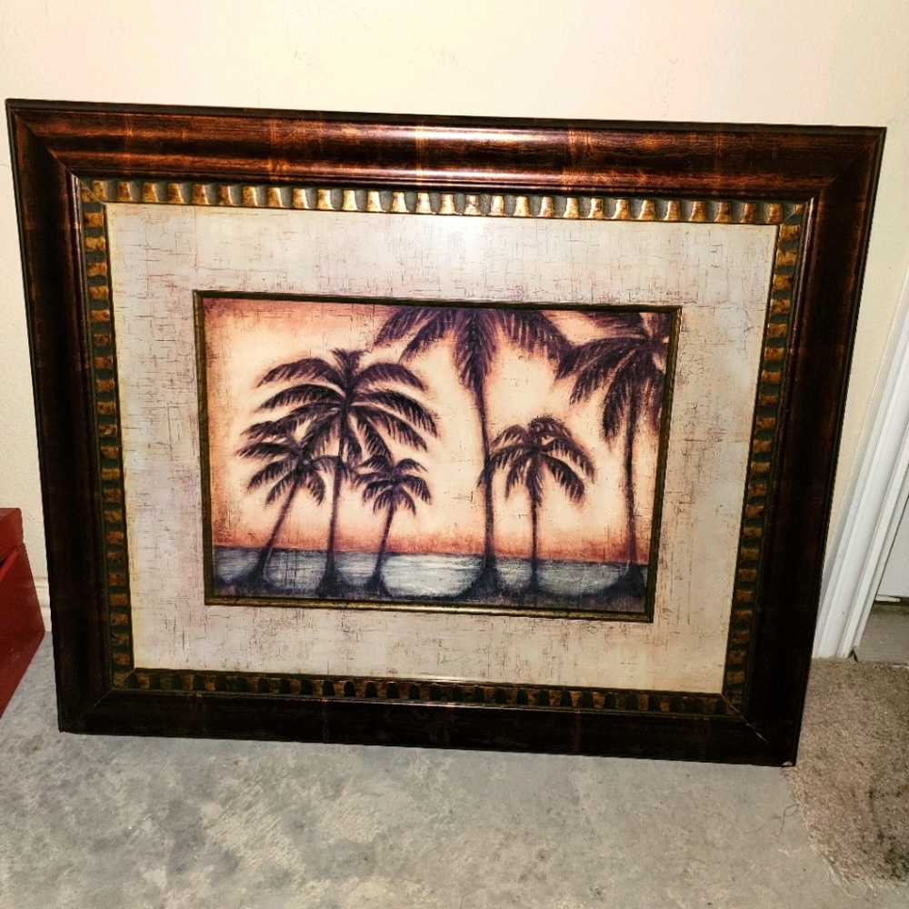 Island Palm Tree Wall Art
